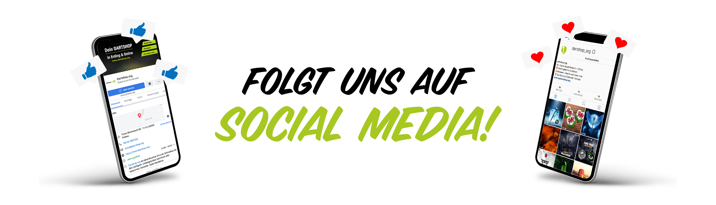 Folgt uns auf Social Media!